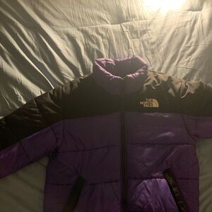 The North Face Kids Purple and Black Jacket